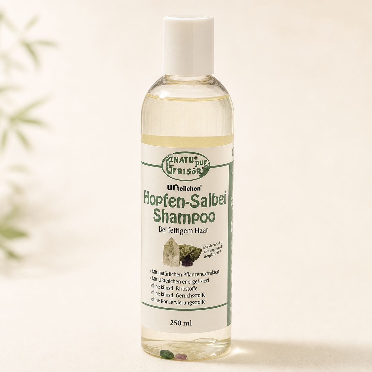 Hopfen-Salbei Shampoo NATUpur für fettiges Haar 250ml