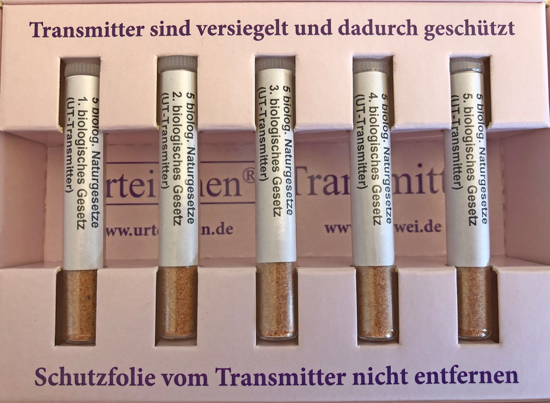5 biologische Naturgesetze Transmitter-Set 6 Stück