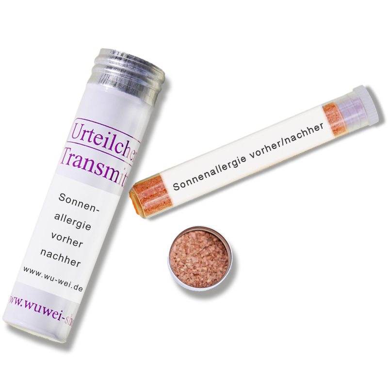 Sonnenallergie vorher/nachher UT-Transmitter