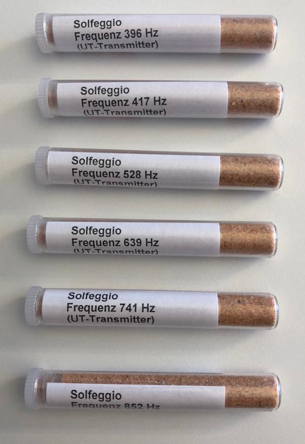 Solfeggio Frequenz Transmitter-Set 6 Stück UT-389 bis UT-394