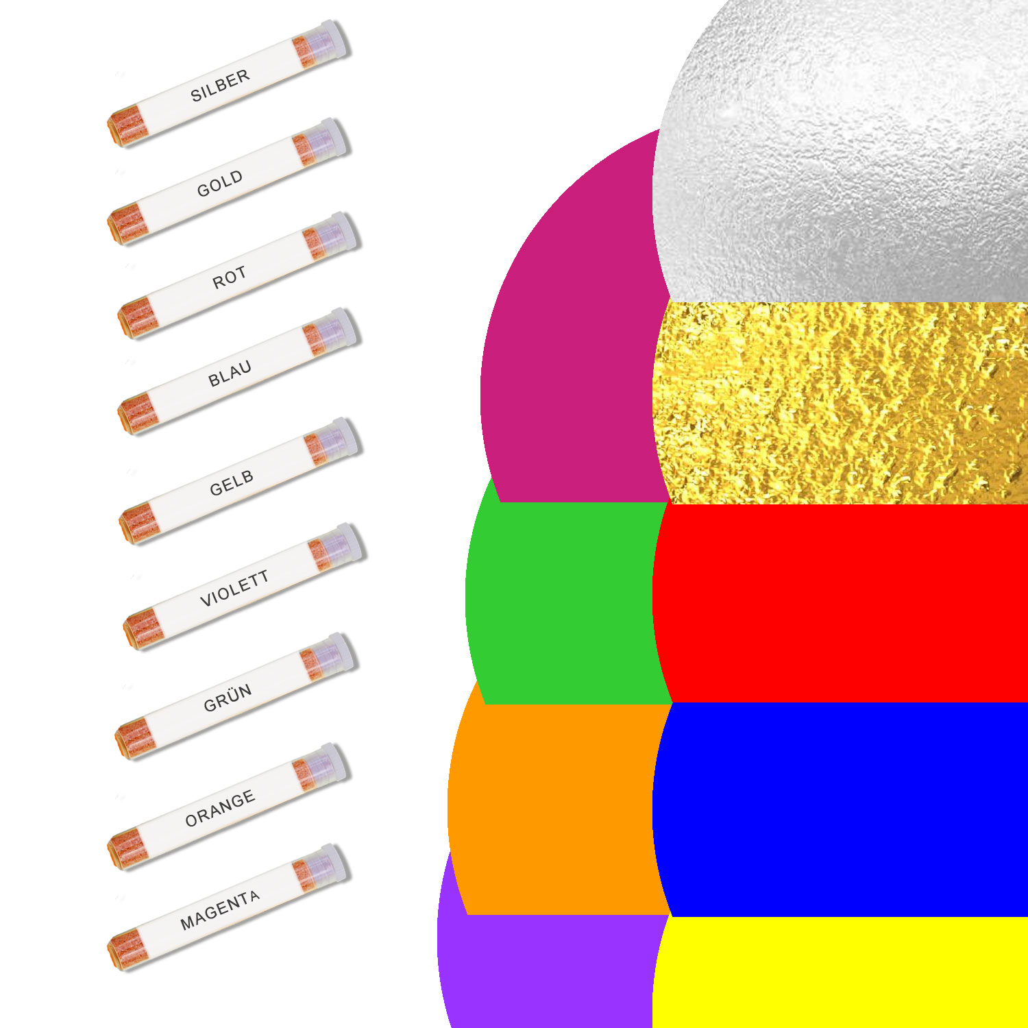 Heilfarben Transmitter-Set 9 Stück UT-81bis UT-89