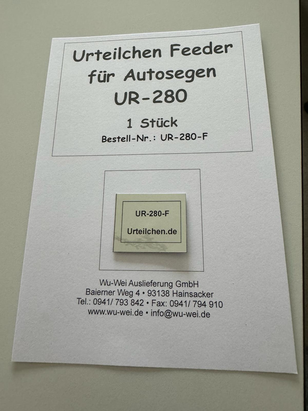 Feeder Urteilchen-Autosegen