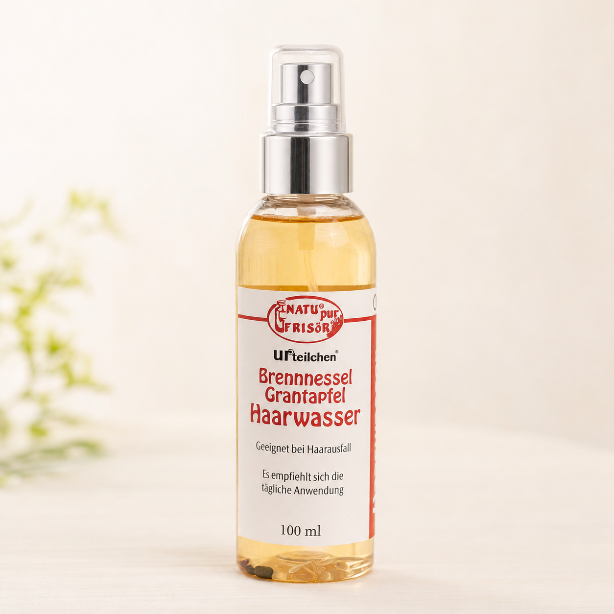 Brennnessel Granatapfel Haarwasser NATUpur bei Haarausfall 100ml