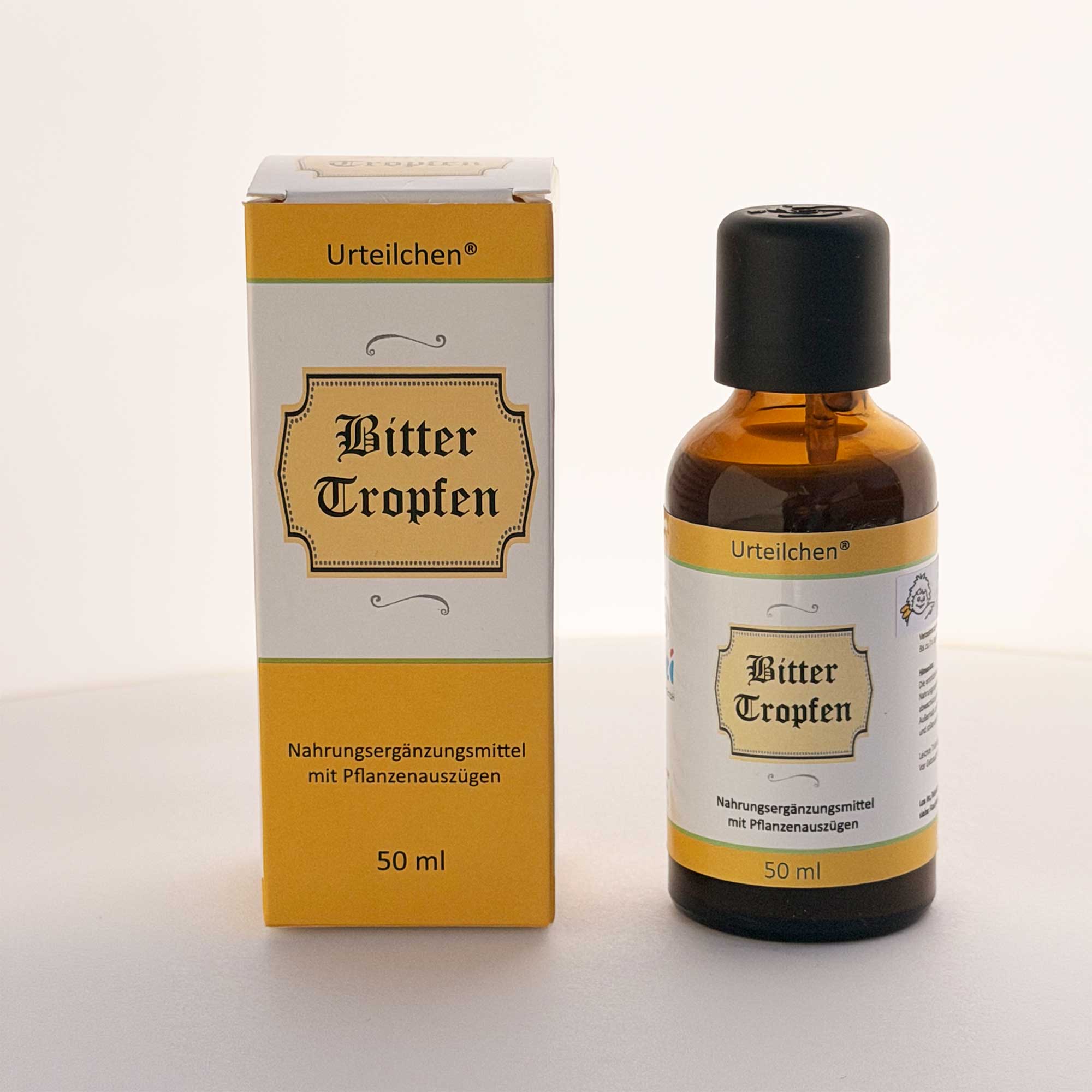 Urteilchen® Bitterkräuter Tropfen 50 ml - das Original von Wu-Wei