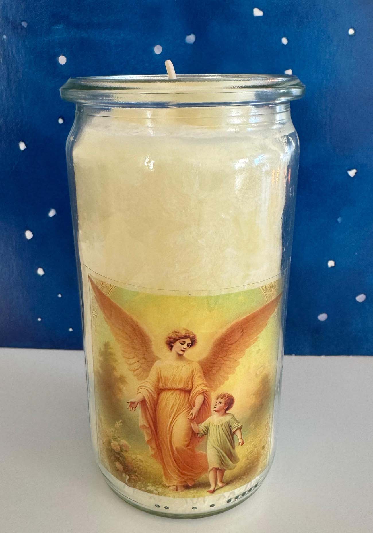 Herzlicht-Kerze "Ich lasse mich führen"  13 x 6