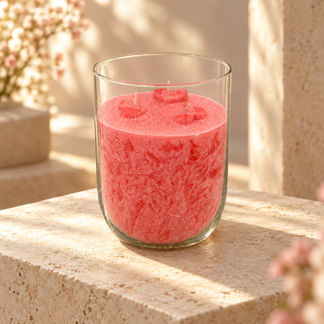 Große Gotteskerze Liebe - Rosa