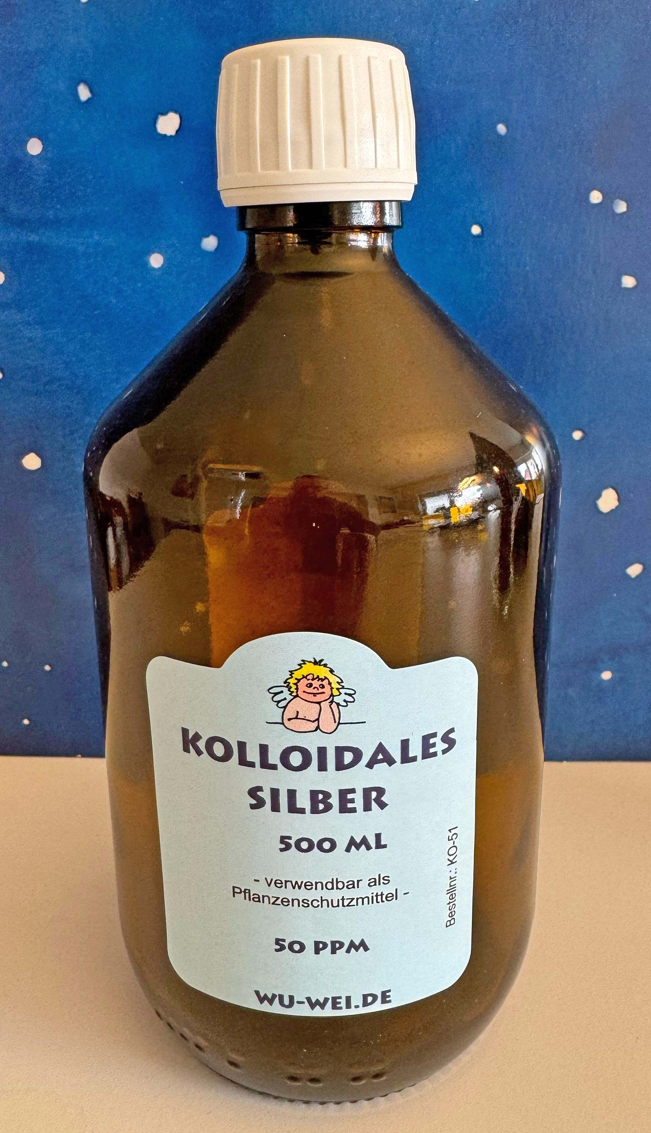 Kolloidales Silber 50 ppm - 500 ml