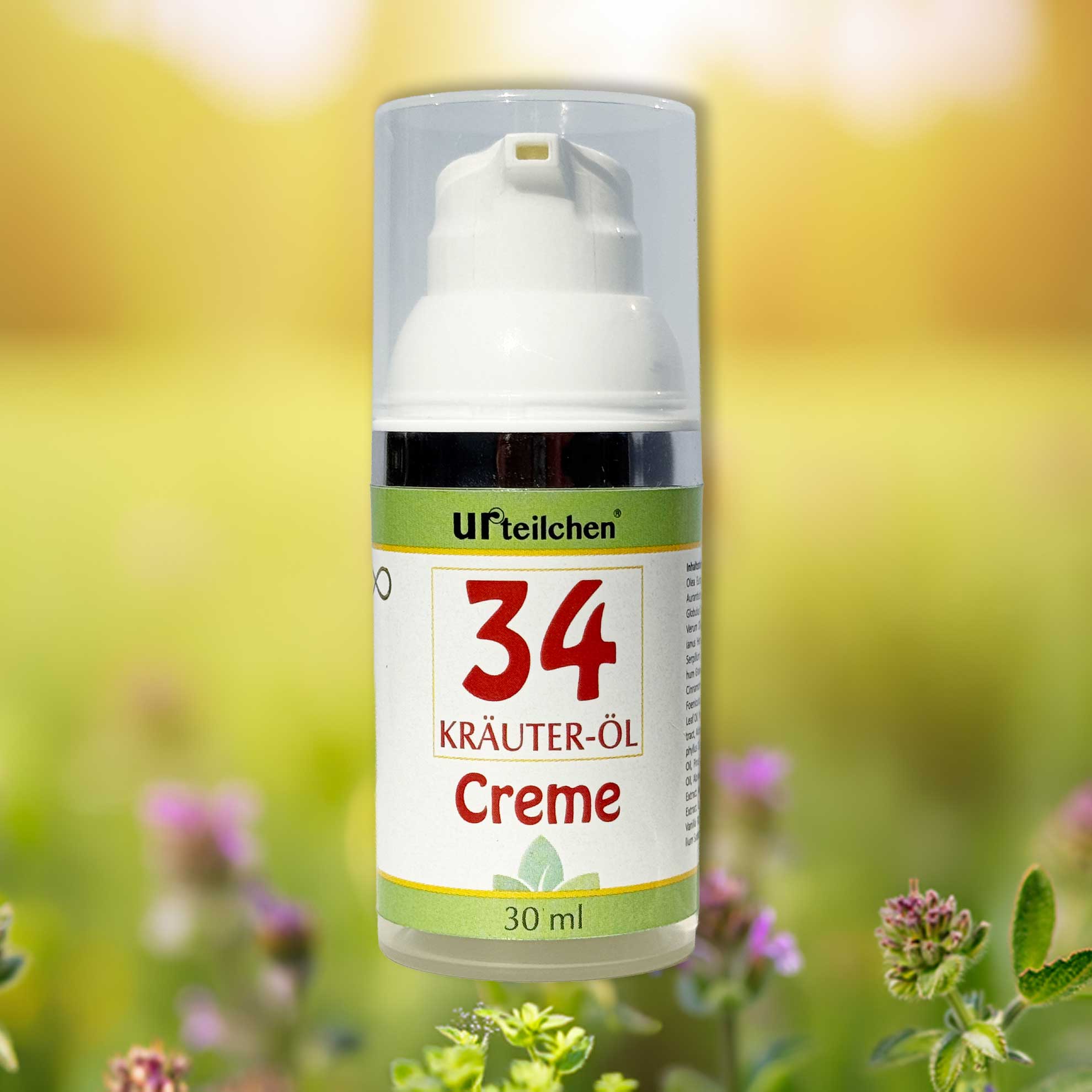 34-Kräuter-Öl CREME 30 ml Dispenser