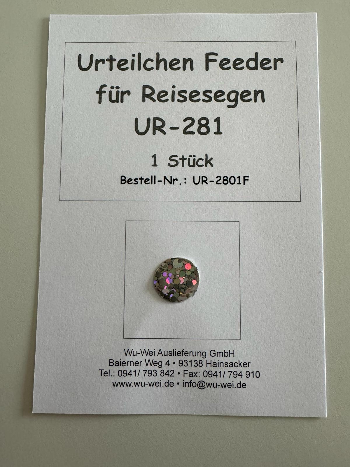 Feeder für Urteilchen-Reisesegen