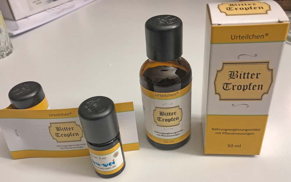 Urteilchen® Bitterkräuter Tropfen 50 ml - das Original von Wu-Wei