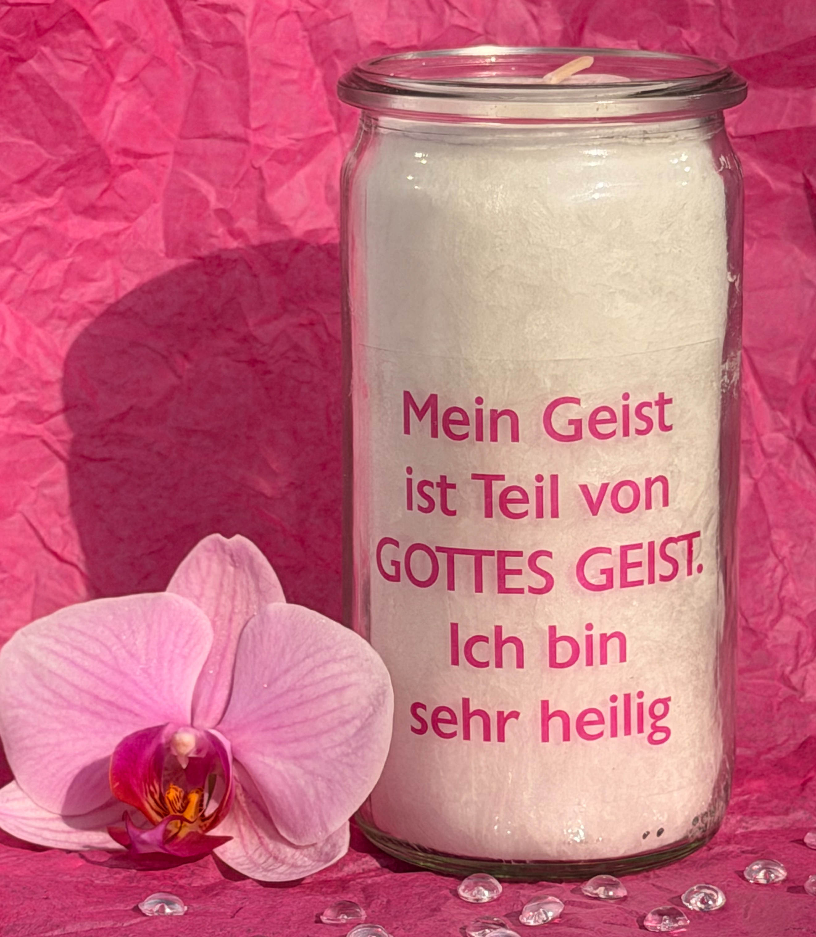 Herzlicht KIW Nr. 4 -  13 x 6 cm "Mein Geist ist Teil von GOTTES GEIST. Ich bin sehr heilig"
