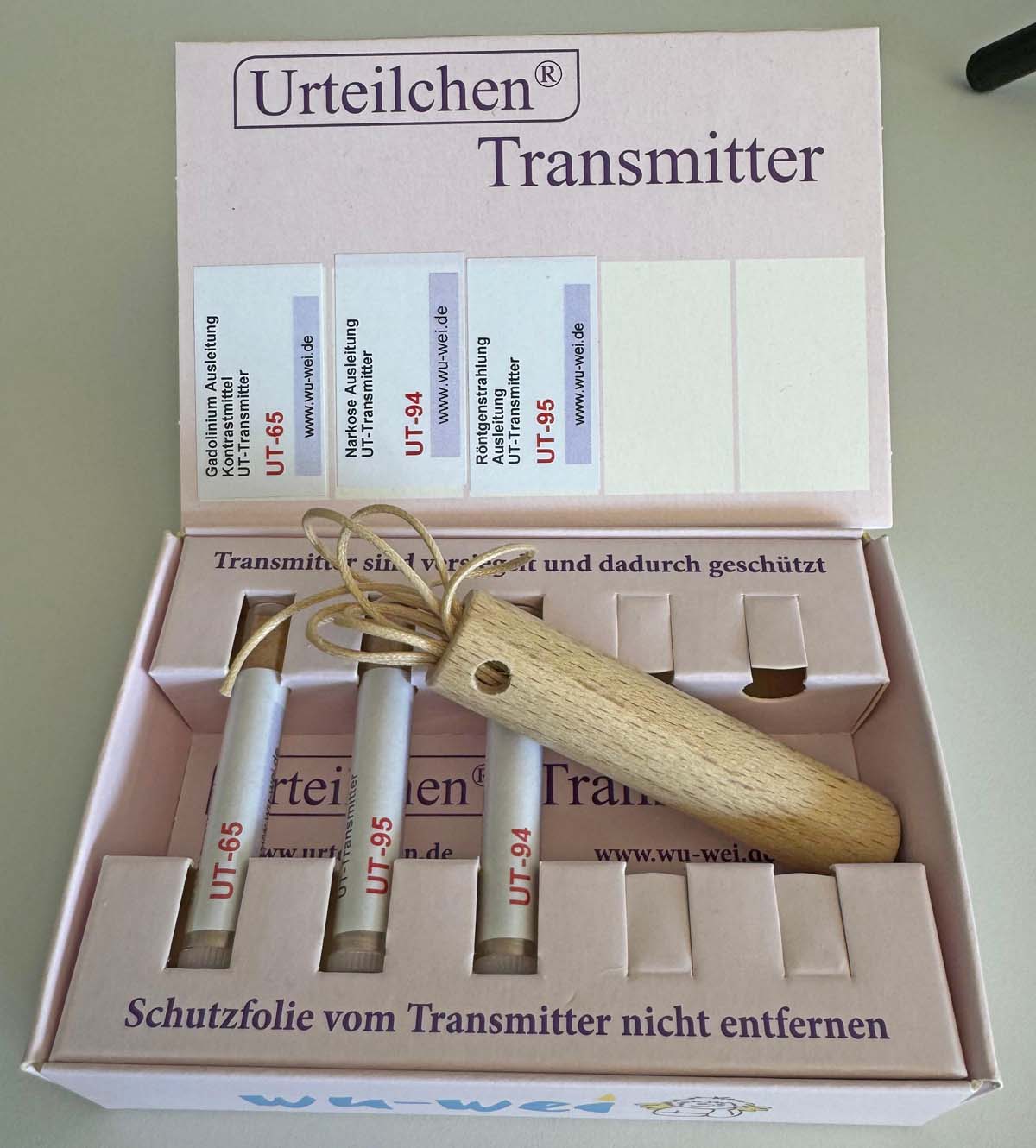 Klinikaufenthalt Transmitter-Set UT-65 + UT-94 + UT-95 + Köcher zum Umhängen