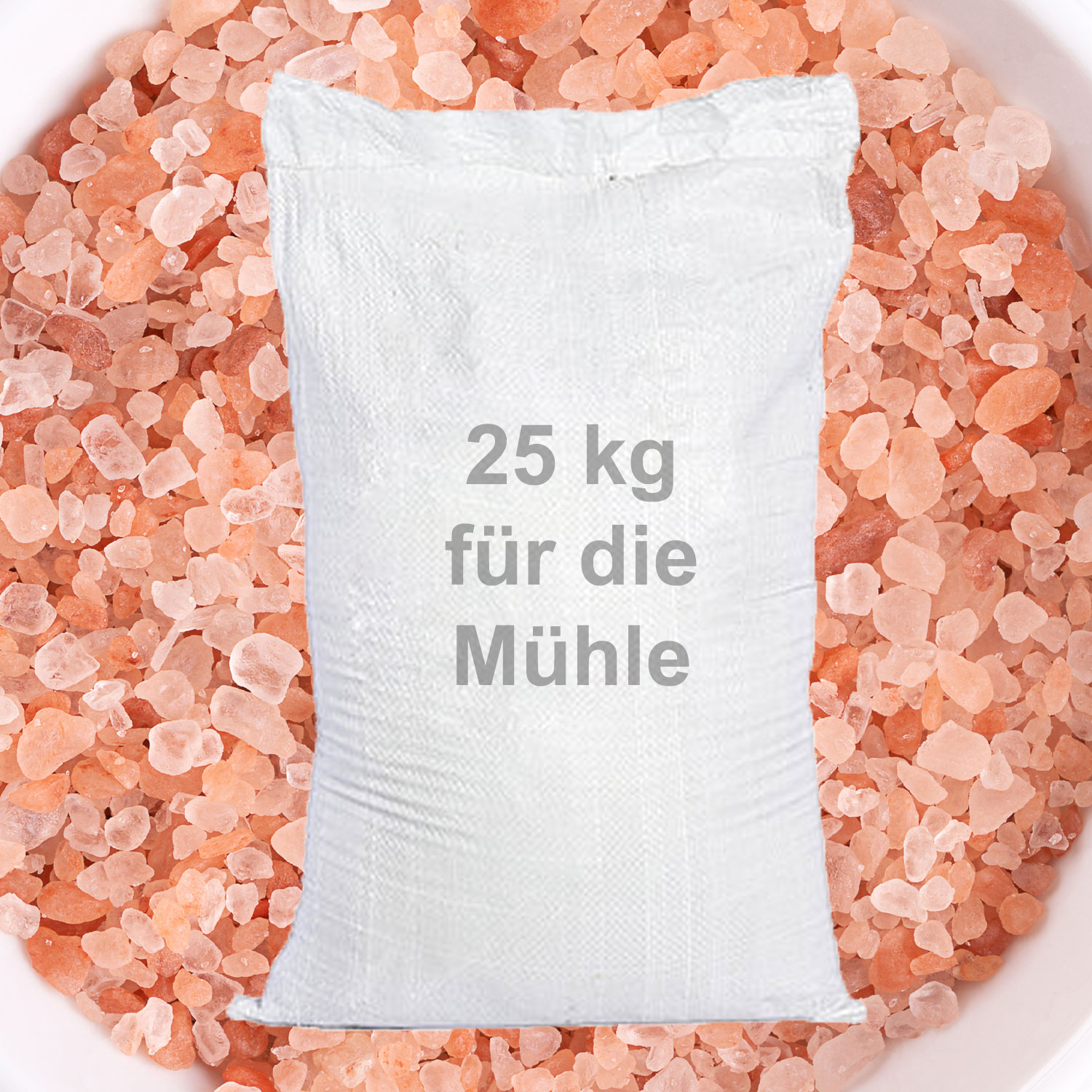 Urteilchen Kristallsalz Granulat 2 - 5 mm 25 kg für die Mühle - Angebot