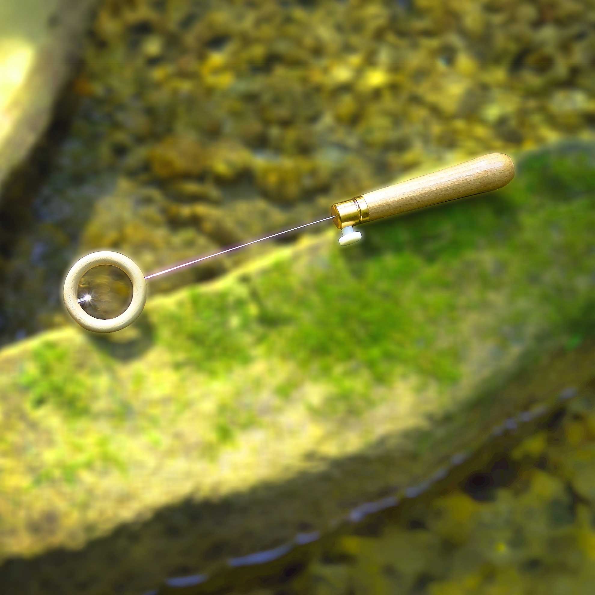 Urteilchen Einhand-Tensor mit Goldkappe längenverstellbar