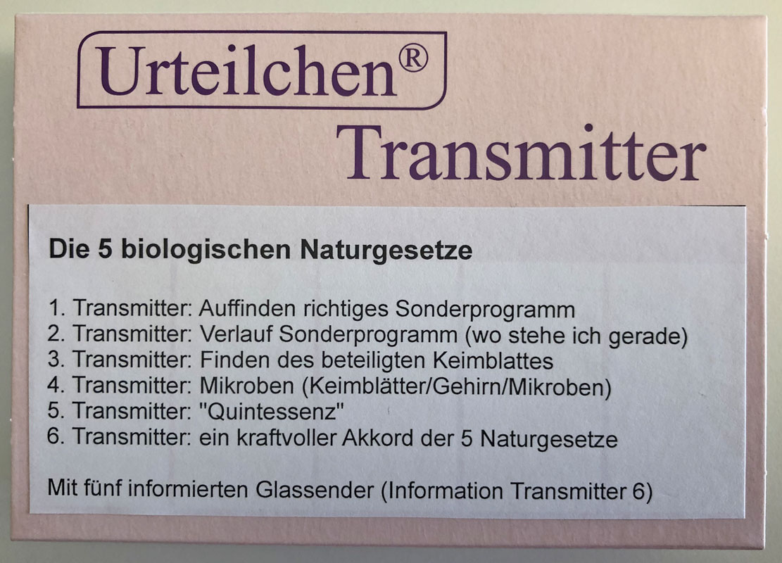 5 biologische Naturgesetze Transmitter-Set 6 Stück