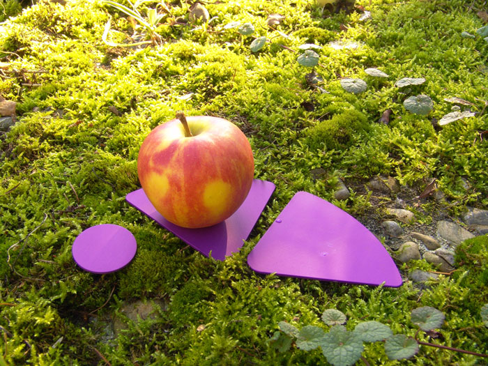 Urteilchen Purpurplatte 3-Eck