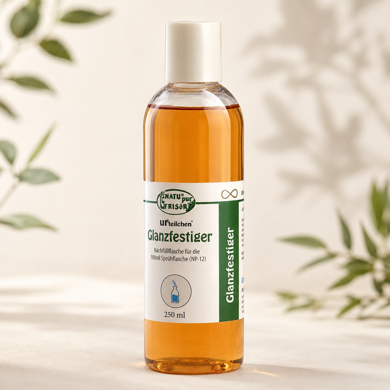 Glanz-Festiger NATUpur für jedes Haar 250ml - Nachfüll-Flasche