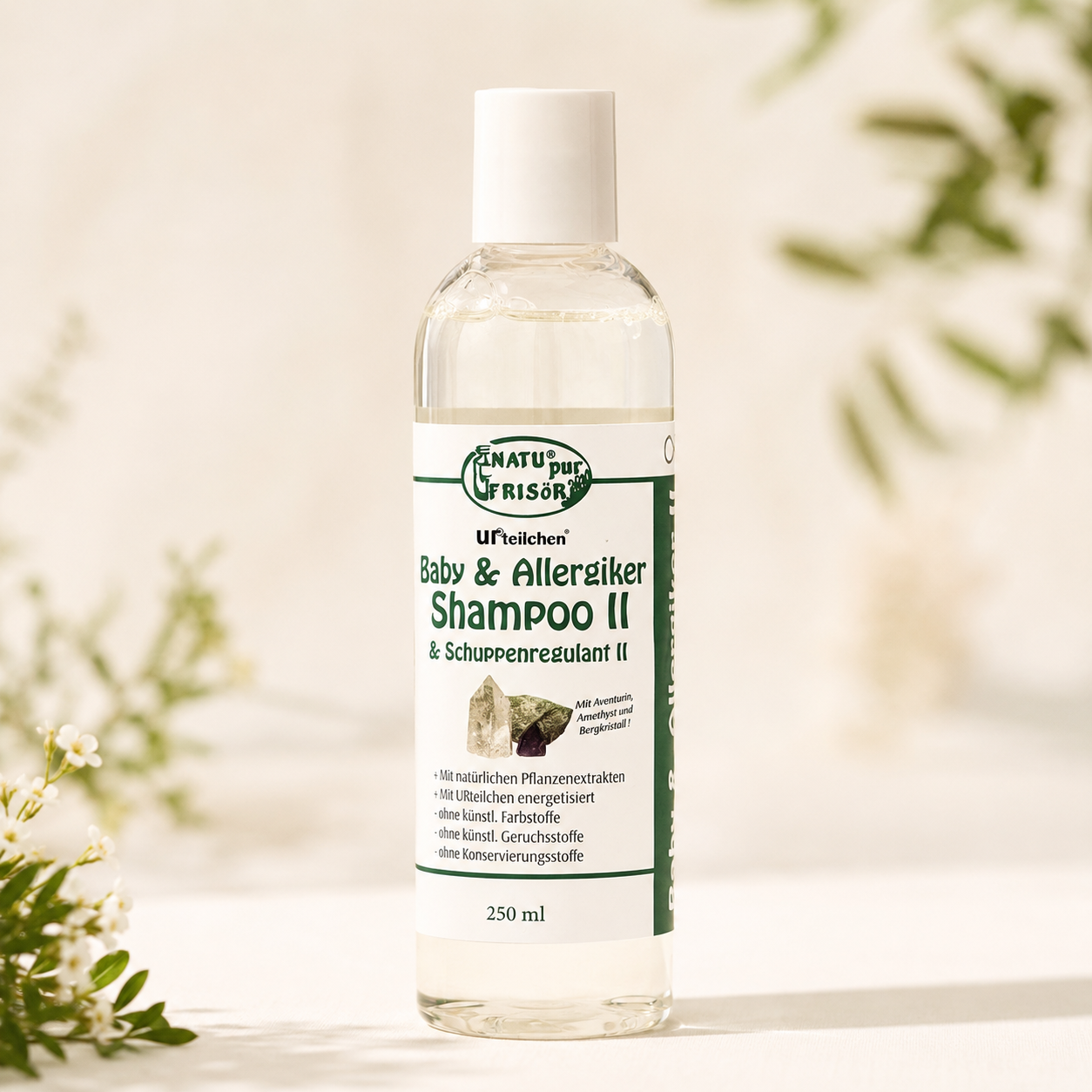 Baby & Allergiker Shampoo Schuppen-Regulant NATUpur 250ml - Phase II